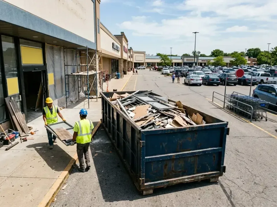 retail-store-renovation-debris-003 — frequently asked questions, Roll-off Dumpster Rentals in Hokes Bluff, AL